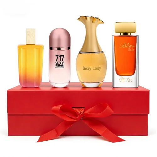 Vista 15 de AFLUXE Set de perfume para mujer, 4 piezas, perfume de larga duración