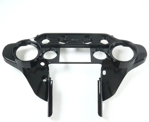 Vista 2 de Carenado interno de murciélago de 6.5 pulgadas con bandeja estéreo GPS doble DIN para Harley Davidson FLH 1996-2013