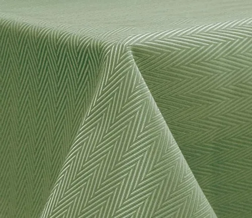 Vista 7 de Tektrum Mantel cuadrado con textura de jacquard de espiga de 70 x 70 pulgadas, impermeable, a prueba de derrames, resistente a las manchas, sin