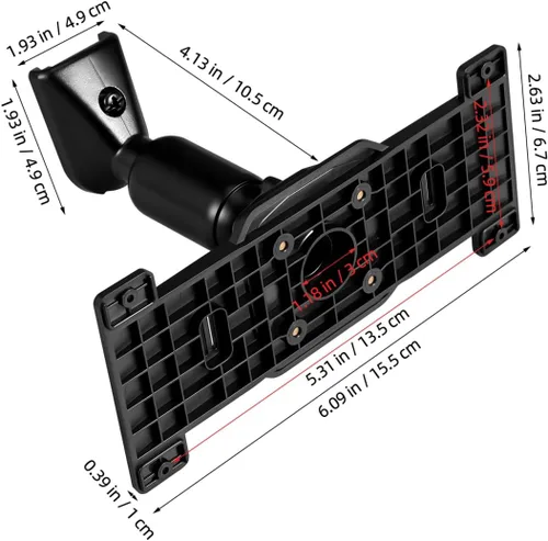 Vista 2 de Kit de soporte de espejo retrovisor y placa trasera para espejo retrovisor estable de coche, montaje de leva de tablero compatible con la mayoría