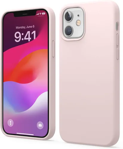 Vista 31 de elago - Carcasa de silicona líquida para iPhone 12 Mini, color negro Full Body Protective Cover, Shockproof, Slim Fit, Anti-Scratch Soft