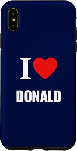 Vista 11 de Cute I Love Heart Donald Parents Wife Husband Girl Boy Case for iPhone 16
