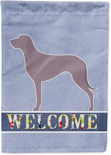Vista 38 de Caroline's Treasures BB8334GF AIDI Bandera de jardín para perro de montaña del Atlas, bandera de buzón azul, bandera decorativa para patio exterior