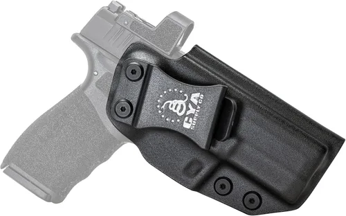 Vista 50 de CYA Supply Co. - Fundas IWB Black Optics Ready - Múltiples ajustes - Propiedad de veteranos - Fabricado en Estados Unidos