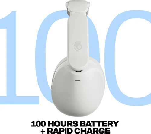 Vista 2 de Skullcandy Hesh 360 Wireless Over-Ear Bluetooth Headphones, Up to 100 Hours Battery, Noise Isolating Fit, Flat-Folding Collapsible Design