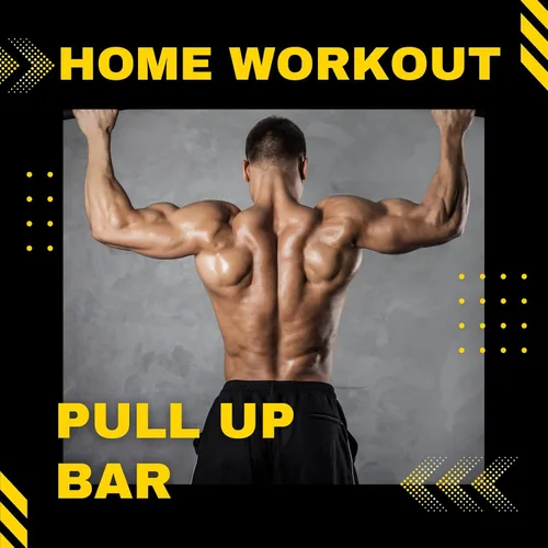 Vista 8 de DreamGYM Barra de dominadas para puerta - Barra de barbilla - Barra de apoyo oscilante