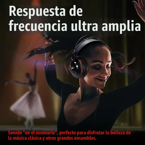 Vista 2 de Superlux HD 681 Dynamic semi-abierto – audífonos. For musicians, gamers and home-studio creators; 50mm neodymium drivers, wide 10Hz–30kHz response