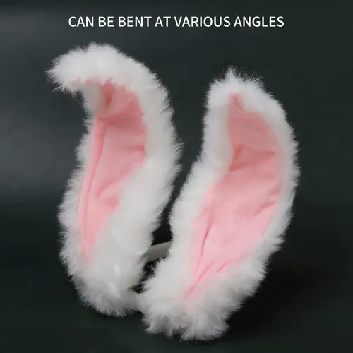 Vista 7 de Diademas de orejas de conejo para mujer de Pascua