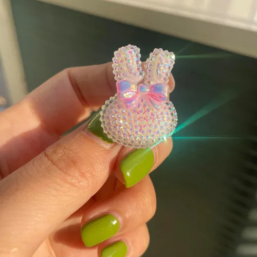 Vista 2 de Bonitos dijes brillantes para zapatos para niñas, lindos dijes para zapatos para adultos, adolescentes, niños, decoración de zapatos Kawaii
