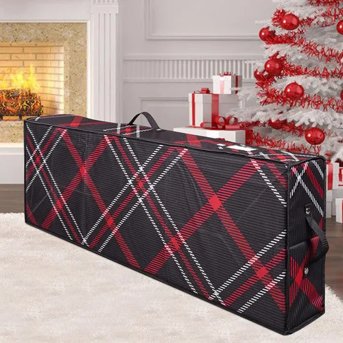 Vista 7 de Propik Contenedor de almacenamiento de papel de regalo, organizador de papel de regalo debajo de la cama, 41 x 14 x 6 pulgadas, soporte de caja