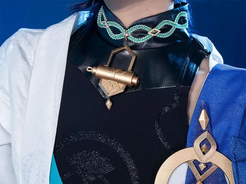 Vista 4 de Cosfun Game Genshin Impact Scaramouche Wanderer Cosplay Costume Jacquard Upgrade Ver
