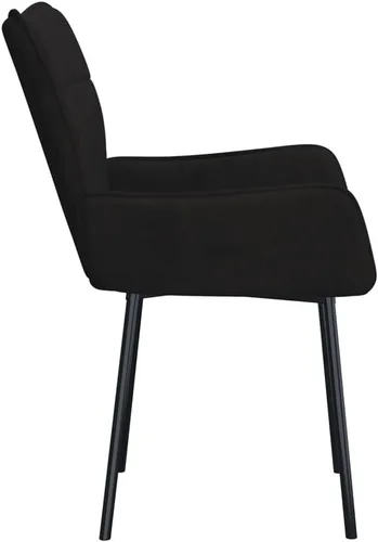 Vista 5 de Sillas de comedor, taburetes de sala de estar, sillas de cocina adecuadas para comidas diarias o eventos especiales como reuniones, bodas y Negro