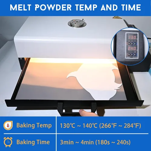 Vista 6 de Yamation DTF Polvo Adhesivo Blanco 35.2OZ/ 1kg Polvo de Transferencia DTF Adhesivo Termofusible se Aplica a Todas las Impresoras de Transferencia