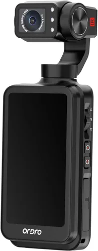 Vista 2 de Cámara de Bolsillo ORDRO M5 5K, Videocámara de Mano para Vlogging 3.5 Pulgadas con Pantalla Táctil Giratoria, Estabilización de 3 Ejes, Visión