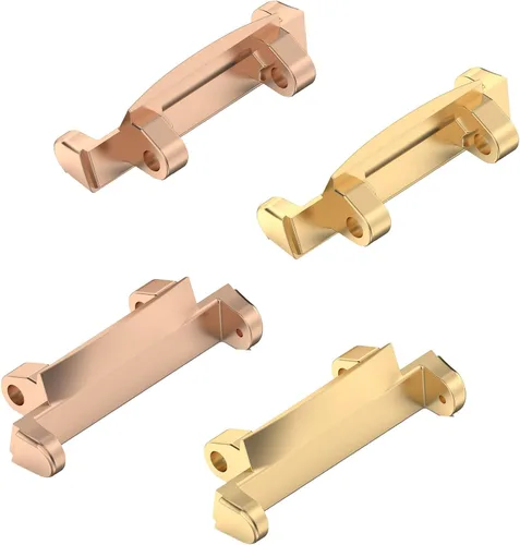 Vista 6 de FitTurn Adaptador/cierre/conector de correa de reloj de metal compatible con modelos de reloj AMAZFIT T-Rex 2. Viene con aguja de liberación rápida