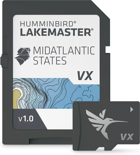 Vista 13 de Humminbird LakeMaster Map SD Card for Fish Finders