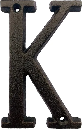 Vista 13 de BetLight Número de casa de hierro fundido de 5.5 pulgadas de alto, números de dirección de casa sólidos, elegante acabado marrón negro, fácil