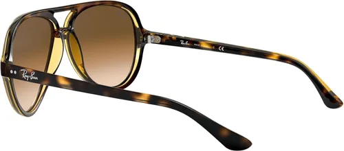 Vista 11 de Ray-Ban RB4125 Cats 5000 Aviator Gafas de sol, Marrón