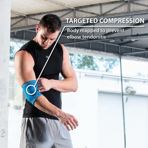 Vista 6 de Zensah manga de compresión para codo de tenista para tendinitis del codo, codo de tenista, codo de golfista - soporte del codo, dispositivo
