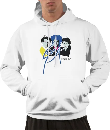 Vista 2 de Soda Stereo Hoodie Casual Sweatshirt Pullover Hoody With Pockets For Mens
