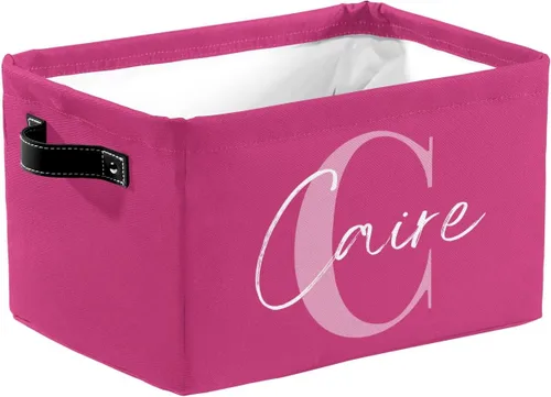 Vista 14 de Cesta de regalo personalizada con nombre, caja de juguetes de almacenamiento personalizada para niños, organizador de cubos de almacenamiento