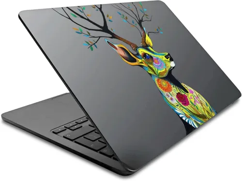 Vista 7 de Head Case Designs Officially Licensed Pixie Cold Fox Animals Vinyl Sticker Skin Decal Cover Compatible with MacBook Air 13.6" A2681 (2022)
