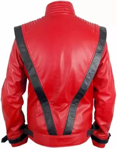 Vista 3 de The Classo Michical Legend Jackson Designer Rockstar Chaqueta de piel sintética para hombre
