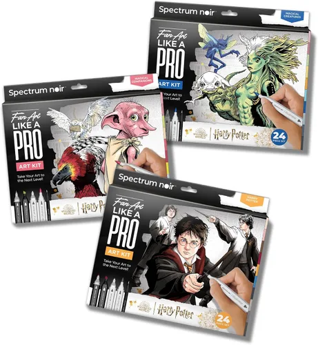 Vista 5 de Spectrum Noir Pro Fan Art Set - 24 piezas - Criaturas mágicas
