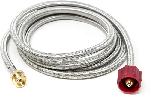 Vista 6 de Gas One 50143 Adaptador de manguera de propano de 4 pies, manguera convertidora de 1 lb a 20 lb