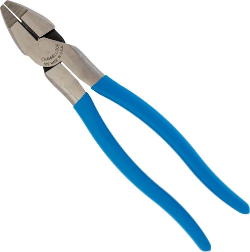 Vista 5 de Channellock E348CB Serie E - Alicates combinados de 8 pulgadas con junta XLT y empuñaduras Code Blue