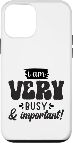 Vista 16 de Very Busy & Important Retro Groovy Text Design Case for iPhone 17