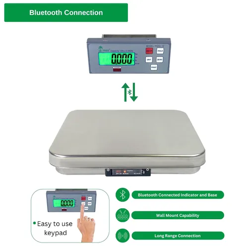 Vista 4 de Báscula de alimentos certificada NSF de 25 libras x 0.005 libras con control de porciones con tara infrarroja inalámbrica