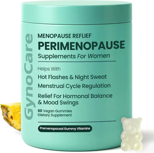 Vista 10 de Suplementos para la menopausia para mujeres Vitaminas gomosas para la menopausia Alivio para sofocos, sudores nocturnos y cambios de humor