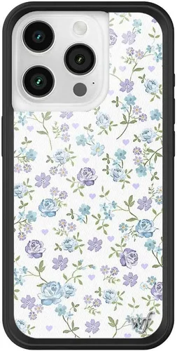Vista 41 de Wildflower - Fundas compatibles con Apple iPhone 15 Pro Protector de goma negro, certificado de prueba de caída de 4 pies, propiedad de mujeres