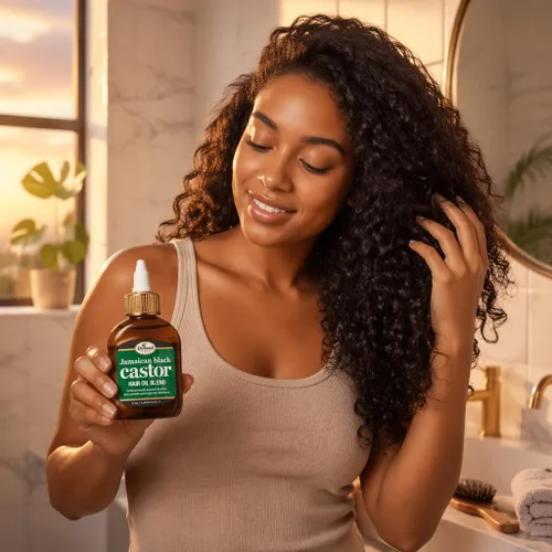 Vista 4 de Difeel Aceite de ricino negro jamaicano superior para el cabello, 7.1 onzas