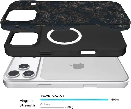 Vista 514 de VELVET CAVIAR Funda para iPhone 15, compatible con MagSafe, probada contra caídas de 10 pies, fundas protectoras de diseño, leopardo color rosa