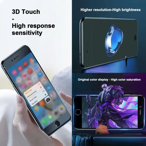Vista 5 de EFAITHFIX para iPhone 7 Plus reemplazo de pantalla LCD negra de 5.5 pulgadas, conjunto de marco de visualización LCD, pantalla táctil 3D