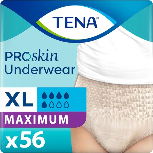 Vista 8 de TENA ProSkin - Ropa interior protectora para incontinencia para mujer, absorción moderada, talla S/M, 20 unidades Desechable