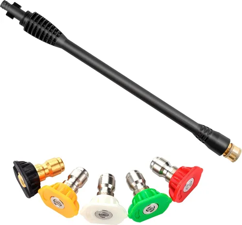 Vista 10 de JOEJET Pistola de Reemplazo para Lavadora de Alta Presión con Varilla de Chorro y 5 Puntas de Boquilla de Pulverización, Compatible con Algunas