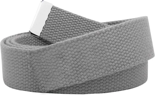 Vista 9 de Build A Belt Cinturón de lona militar, 1.25 pulgadas de ancho, beige, unisex para adultos