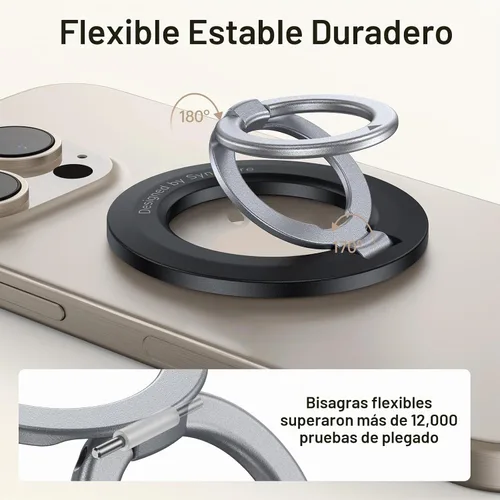 Vista 5 de SYNCWIRE Soporte magnético para anillo de teléfono, para MagSafe Phone Grip