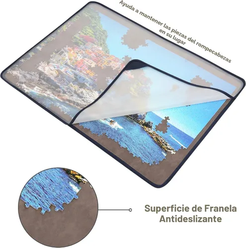 Vista 4 de Tektalk Tablero de rompecabezas portátil, gris
