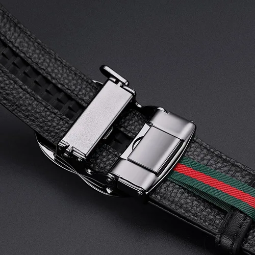 Vista 5 de VANNANBA Ratchet Belts for Men,Leather Automatic Belt Men,with Elegant Gift Box