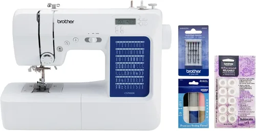 Vista 14 de Brother CS7000X Sewing and Quilting Machine LCD Display 70 puntadas integradas, pantalla LCD, mesa ancha, 10 pies incluidos