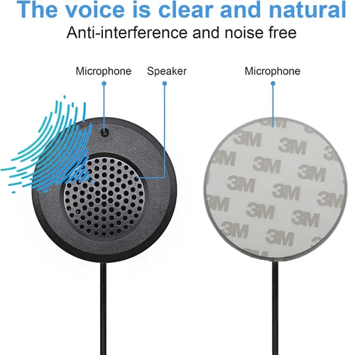 Vista 9 de CallToU Sistema de Intercomunicador con Altavoz de Ventana, Micrófono de Intercomunicación de Dos Vías Antiinterferencia para Hablar a Través