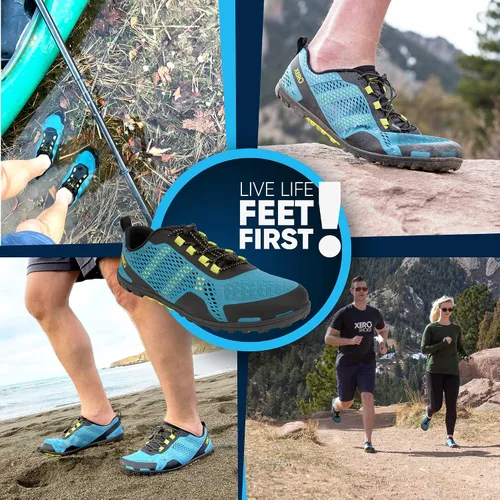 Vista 8 de Xero Shoes Aqua X Sport - Zapatos de agua para hombre, ligeros, sin caída