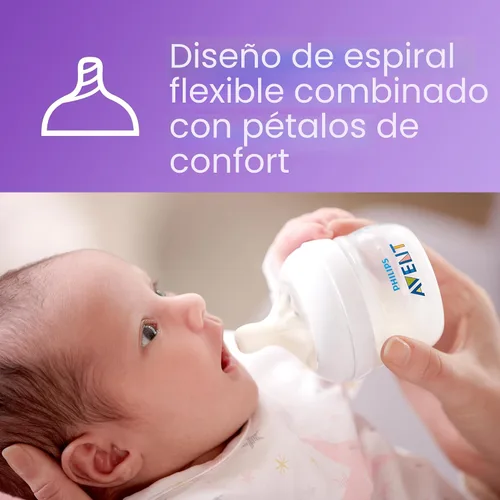 Vista 5 de Philips Avent Natural First Flow Tetina, paquete de 4, SCF657/43
