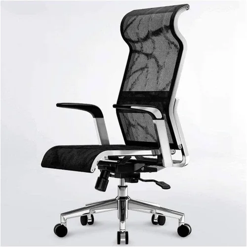 Vista 4 de Silla ergonómica simple de malla completa para juegos, silla de computadora, silla giratoria de oficina, silla para el hogar (estilo 1)