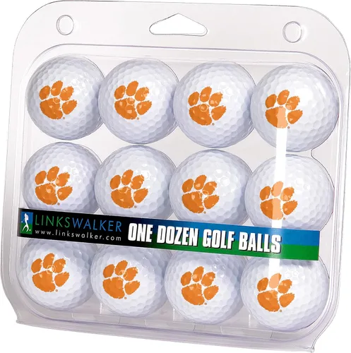 Vista 73 de LinksWalker Bolas de golf universitarias 12 bolas de regalo, tamaño reglamentario, bolas de 2 piezas