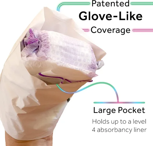 Vista 3 de MaskIT Bolsas de eliminación para almohadillas y forros de vejiga, bolsas de eliminación sanitaria para almohadillas de incontinencia y protectores